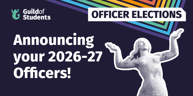 Graphic with text reading: 'Announcing your 2026-27 Officers!'